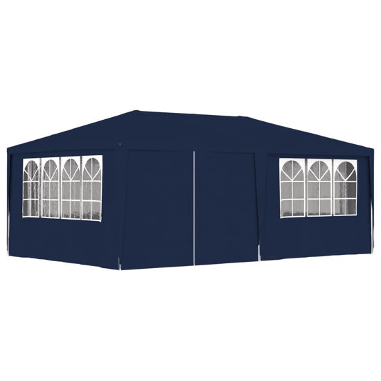 Picture of Outdoor Gazebo Tent with Side Walls - Blue