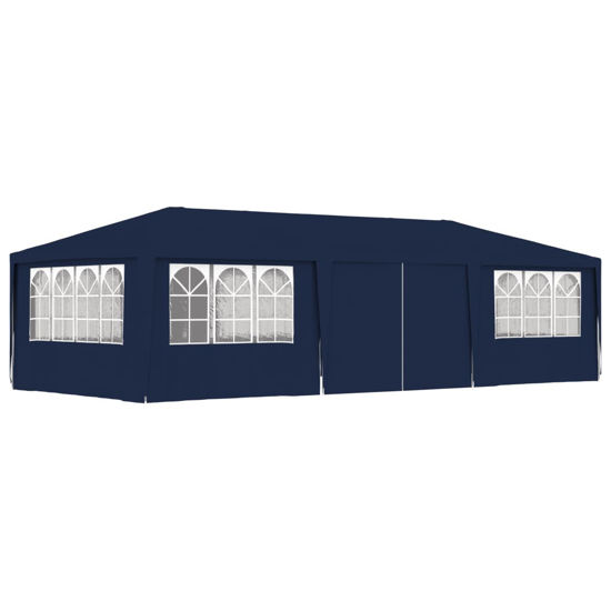 Picture of Outdoor Gazebo Tent with Side Walls - Blue