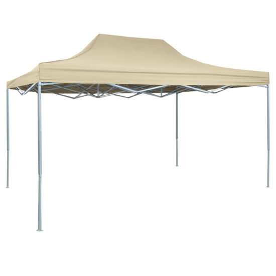 Picture of Outdoor Steel Gazebo Folding Party Tent - Cream