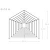 Picture of Outdoor Gazebo Party Tent 20' x 53' - White