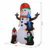 Picture of Outdoor Christmas Inflatable Snowman with LED Lights