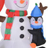 Picture of Outdoor Christmas Inflatable Snowman with LED Lights