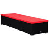 Picture of Outdoor Loungers with Table - Black