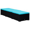 Picture of Outdoor Lounger with Table - Blue