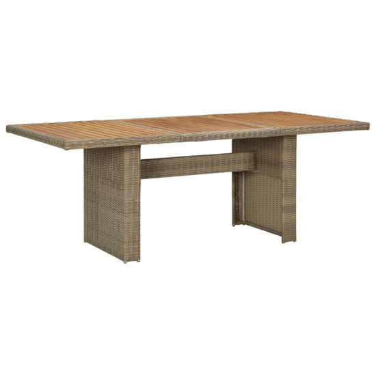 Picture of Outdoor Dining Table 78" - Brown