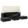 Picture of Outdoor Lounge Bed Black