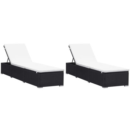 Picture of Outdoor Loungers - Black