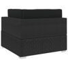 Picture of Patio Sectional Corner Chair - Black