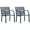 Picture of Outdoor Chairs - Gray 2 pcs