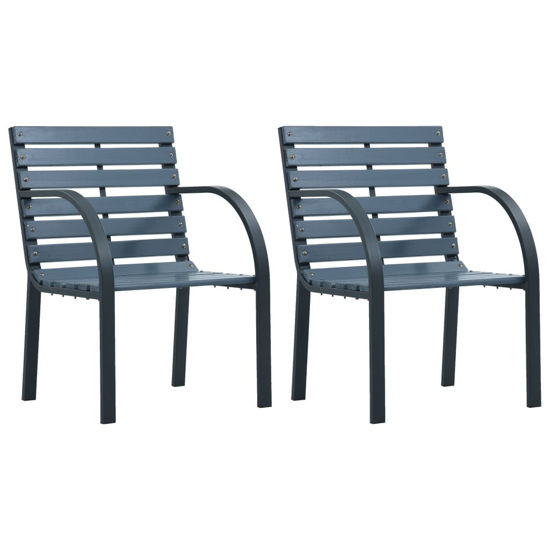 Picture of Outdoor Chairs - Gray 2 pcs