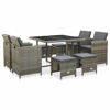 Picture of Outdoor Dining Set - Gray