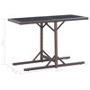 Picture of Outdoor Patio Table - Brown 43"