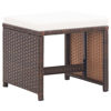 Picture of Outdoor Patio Stools - Brown 2 pcs