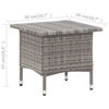 Picture of Outdoor Tea Table 19" Gray