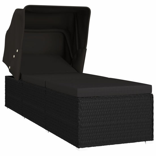 Picture of Outdoor Lounger - Black