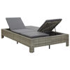 Picture of Outdoor 2-Person Sunbed Gray