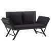 Picture of Outdoor Bench 69" - Black