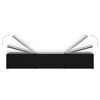 Picture of Outdoor Lounger with Tea Table -  Cream White