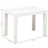 Picture of Outdoor Benches - 2 pcs White