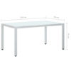 Picture of Outdoor Patio Table - 59" White