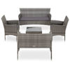 Picture of Outdoor Furniture Lounger Set - Gray