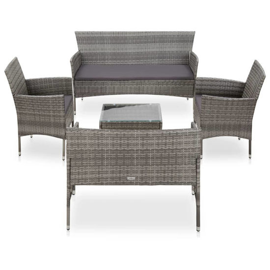 Picture of Outdoor Furniture Lounger Set - Gray