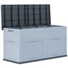 Picture of Outdoor Garden Storage Box 84.5 gal - Gray Black