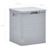 Picture of Outdoor Garden Storage Box - Light Gray