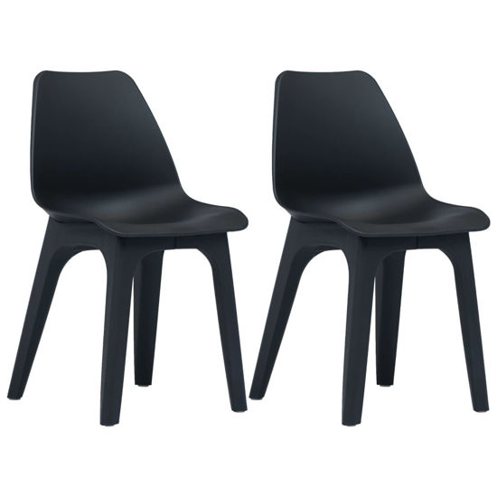 Picture of Outdoor Plastic Chairs 2 pcs