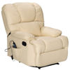 Picture of Recliner Heated Massage Chair With Control Beige
