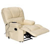 Picture of Recliner Heated Massage Chair With Control Beige