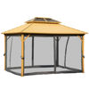 Picture of Outdoor 10'x12' Gazebo with curtains