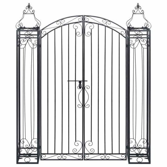 Picture of Outdoor Iron Driveway Entry Gate