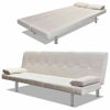 Picture of Modern Adjustable Futon - White