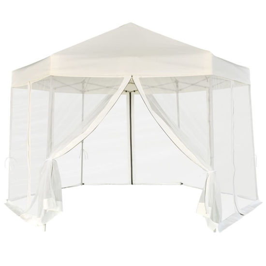 Picture of Outdoor Pop Up Tent with Walls - Cream White