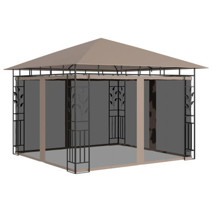 Picture of Outdoor Gazebo with Mosquito Net 10' x 10'