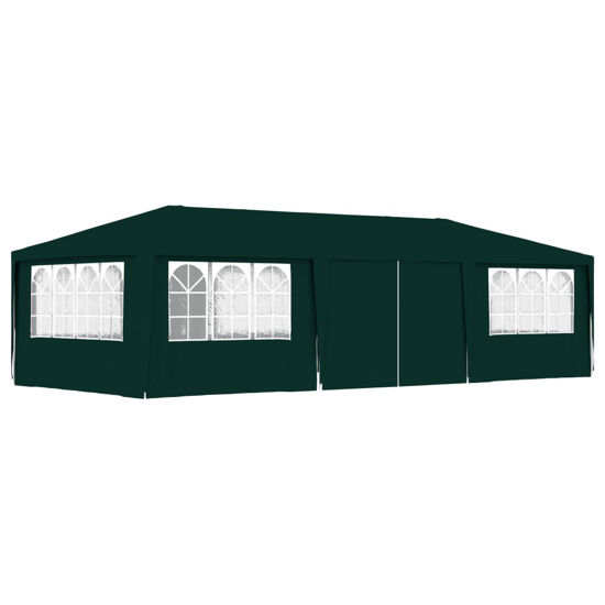 Picture of Outdoor Large Gazebo Tent with Walls 13' x 29' - Green