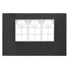 Picture of Outdoor Tent Sidewalls with Window - 2 pc Anthracite