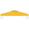 Picture of Outdoor 10' x 10' Top Replacement Tent Gazebo 2-Tier - Yellow