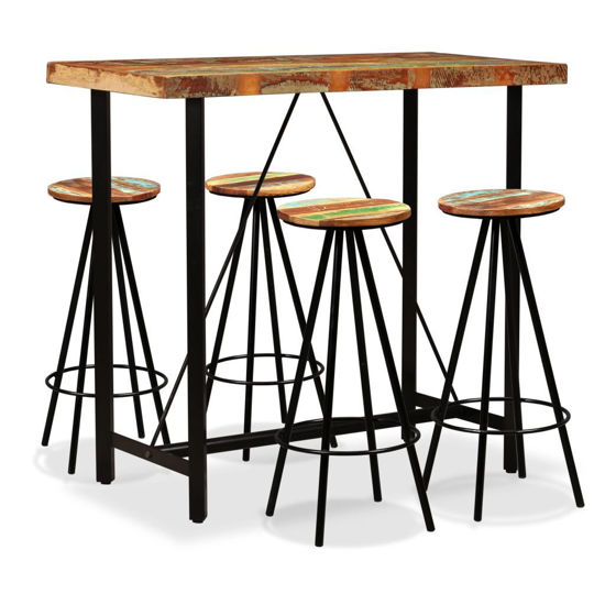 Picture of Wooden Bar Set - 5pc