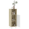 Picture of 11" Bathroom Cabinet - White and Sonoma Oak