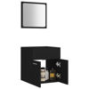 Picture of 15" Bathroom Furniture Set with Mirror - Black