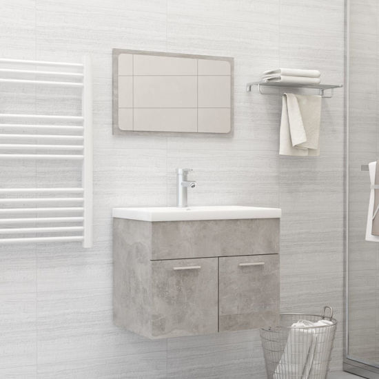 Picture of 23" Bathroom Furniture Set - Concrete Gray