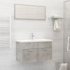 Picture of 31" Bathroom Furniture Set with Mirror - Concrete Gray