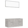 Picture of 39" Bathroom Furniture Set with Mirror - Concrete Gray