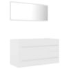 Picture of 35" Bathroom Furniture Set with Mirror - White