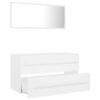 Picture of 35" Bathroom Furniture Set with Mirror - White