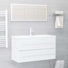 Picture of 35" Bathroom Furniture Set with Mirror - White