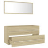 Picture of 39" Bathroom Furniture Set with Mirror - Sonoma Oak