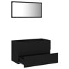 Picture of 31" Bathroom Furniture Set with Mirror - Black